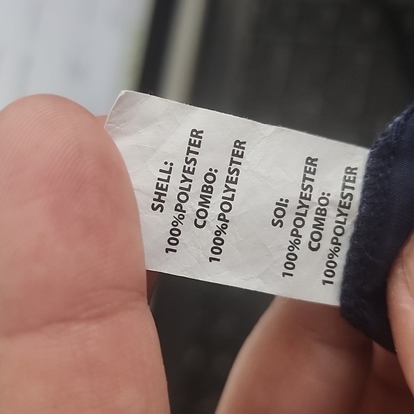 Ramy Brooke Navy blue Long Sleeve Laced Winnie Blouse Size Medium - Picture 12 of 12